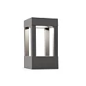 Pælelampe AGRA 200 LED IP55, mørkegrå 
