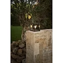 Faro Standerlampe NALA E27 IP54, mørkegrå 