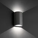 Faro Udendørs wall luminaire LACE 2-flammer LED IP54, mørkegrå 
