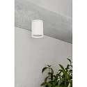 Faro Udendørs loftlampe TASA E27 IP44, hvid mat 