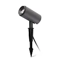 gorund spike luminaire PLOM LED IP64, dark grey 