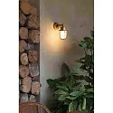 Faro wall luminaire NAHIR E27 IP44, brass 