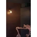 Faro wall luminaire NAHIR E27 IP44, brass 