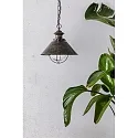 Faro Pendel NAUTICA E27 IP33, rustbrun 