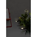 Faro Gulvindbygningslampe LED 18 R HIGH POWER rund, stiv IP67, rustfrit stål, satin 