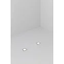 Faro Gulvindbygningslampe LED 18 SQ HIGH POWER stiv, firkantet IP67, rustfrit stål, satin 