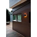 Faro Udendørs wall luminaire FUTURE E27 IP44, mørkegrå 
