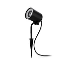 Faro Udendørs wall luminaire FLOW GU10 IP65, sort mat 