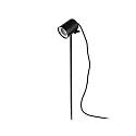 Faro Udendørs wall luminaire FLOW GU10 IP65, sort mat 