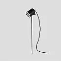 Faro Udendørs wall luminaire FLOW GU10 IP65, sort mat 
