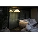 Faro Udendørs stativlampe SAIGON OUT E27 IP44, mørkegrå, hvid mat 