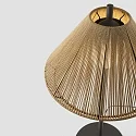 outdoor floor lamp SAIGON OUT E27 IP44, dark grey, ochre yellow 