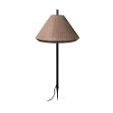Jordspydslampe SAIGON OUT E27 IP44, brun, mørkegrå 