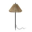 Jordspydslampe SAIGON OUT E27 IP44, mørkegrå, okkergul 