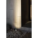 Faro Gulvindbygningslampe TRAS 2L / 13° / 24V DC 2-flammer, uden ramme, justerbar IP67, sort mat dæmpbar