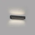 Faro Udendørs wall luminaire DORO 380 2-flammer LED IP65, mørkegrå 