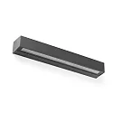 Udendørs wall luminaire DORO 500 2-flammer LED IP65, mørkegrå 