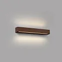 Faro Udendørs wall luminaire DORO 500 2-flammer LED IP65, rustbrun 
