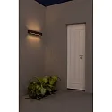 Faro Udendørs wall luminaire DORO 500 2-flammer LED IP65, rustbrun 