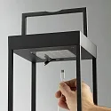 Faro Standerlampe KASP LED IP65, sort 