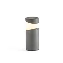 Faro path light BLOCK 350 E27 IP65, concrete grey 