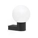 Væglampe MOON E27 IP44, mørkegrå 