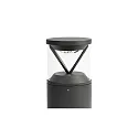 Standerlampe RUSH 250 LED IP65, mørkegrå 