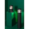 Faro Pælelampe SCREEN LED IP65, mørkegrå dæmpbar