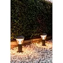 Faro Pælelampe SHELBY LED IP65, mørkegrå 