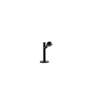 Pælelampe BROT 200 LED IP44, sort 