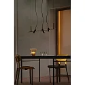 Faro pendant luminaire CLAP LED IP65, black 