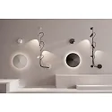 outdoor wall luminaire CLAP 3 flames LED IP65, white 