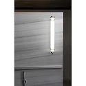 Faro outdoor wall luminaire SCUBA LED IP66, chrome 