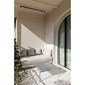 Faro Udendørs loftlampe SCUBA LED IP66, sort 