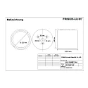LED Downlight, 15W, 4000K, 1900lm, IP65, silver