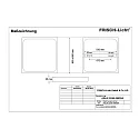 Frisch-Licht Downlight ADLQ2235A.3883DA firkantet, DALI styrbar IP20, hvid dæmpbar