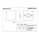 Frisch-Licht Downlight ADLQ2235A.3884 firkantet, omskiftelig IP20, hvid 