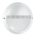 Udendørs wall luminaire med gitter IP65, hvid 