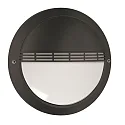 Udendørs wall luminaire med gitter IP65, sort 