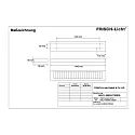 Frisch-Licht Gitterlampe ARL144500H.7383DA DALI styrbar, UGR < 19 IP20, hvid dæmpbar