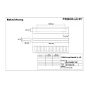 Frisch-Licht Gitterlampe ARL144500H.7383 UGR < 19, omskiftelig IP20, hvid 