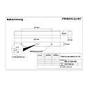 Frisch-Licht LED Damp-proof luminaire, 35W, 3000K, 4500lm, IP50, opal, white