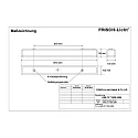 Frisch-Licht Fugttæt armatur AWL137150A.4584 mittelgroß, omskiftelig IP50, hvid 