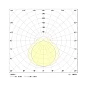 Frisch-Licht LED Damp-proof luminaire, 54W, 3000K, 6300lm, IP50, opal, white