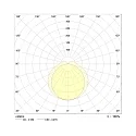 LED Damp-proof luminaire for wall / ceiling, 58W, 4000K, 7300lm, IP54, DALI dimmable, white