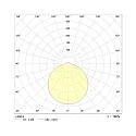 Frisch-Licht Fugttæt armatur AWL417050A.5283 firkantet, omskiftelig IP50, hvid 