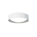 wall and ceiling luminaire PREMIUM ARCHITEKTUR Ø 30,8cm round IP40, white, metal grey dimmable