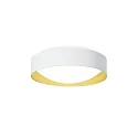 wall and ceiling luminaire PREMIUM ARCHITEKTUR Ø 30,8cm round IP40, gold, white 