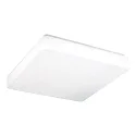 Væg- og Loftlampe 30cm firkantet IP54, hvid dæmpbar