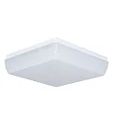 Væg- og Loftlampe DLQ7454A.1584 firkantet, slagfast, omskiftelig IP54, hvid 